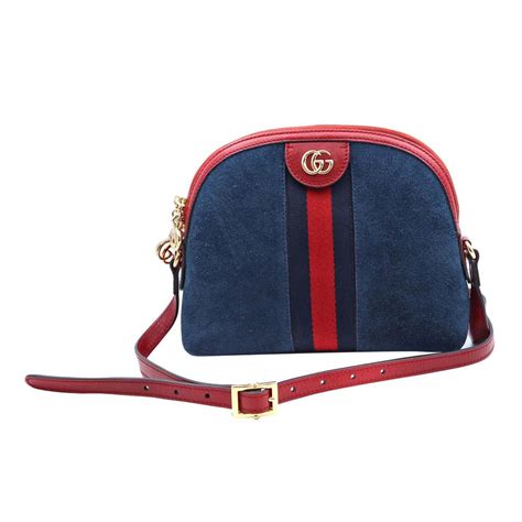 red and blue gucci|Gucci sling bag blue.